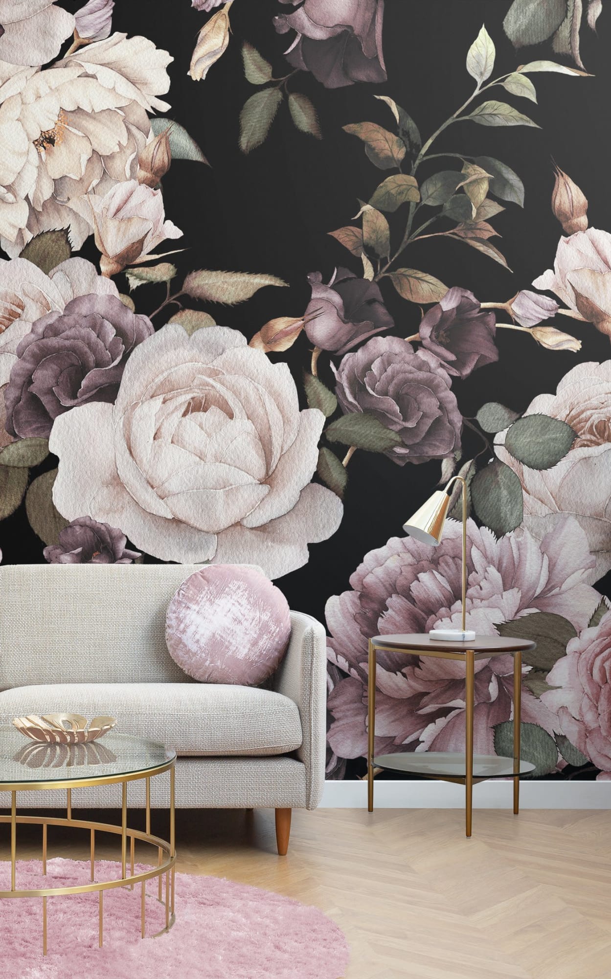 Feature wall contemporary wallpaper