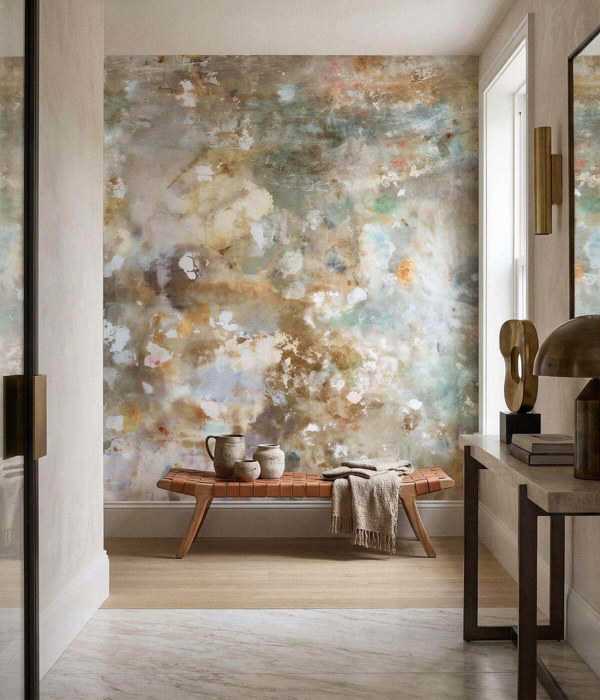 Luxury wallcovering installation